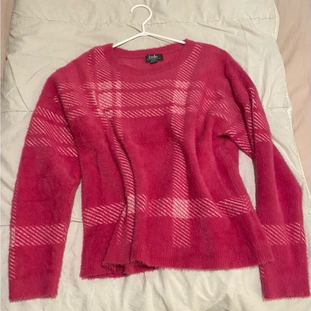 pink sweater size: L